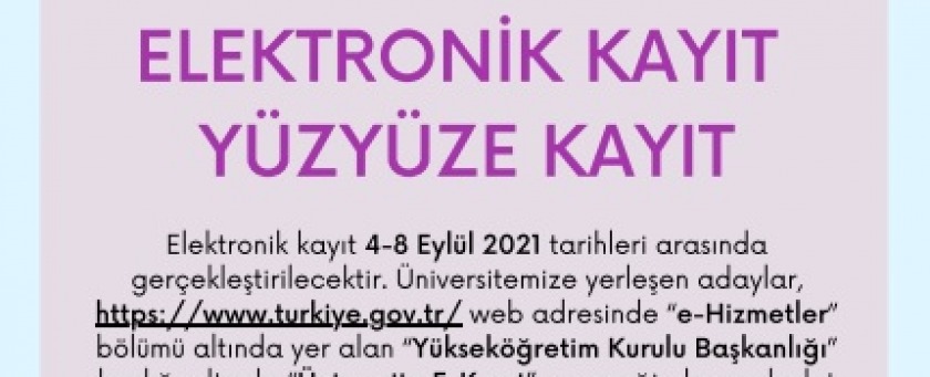 2021-YKS Öğrenci Kaydı